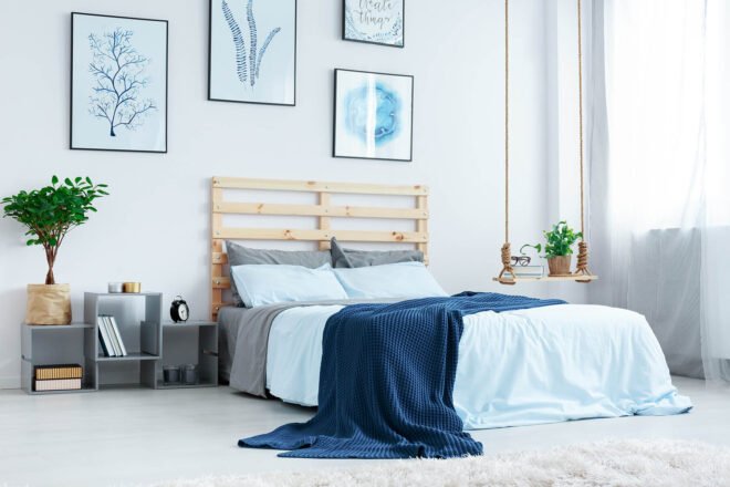 Chambray Fringe Quilt Cover - Dove - Image 9